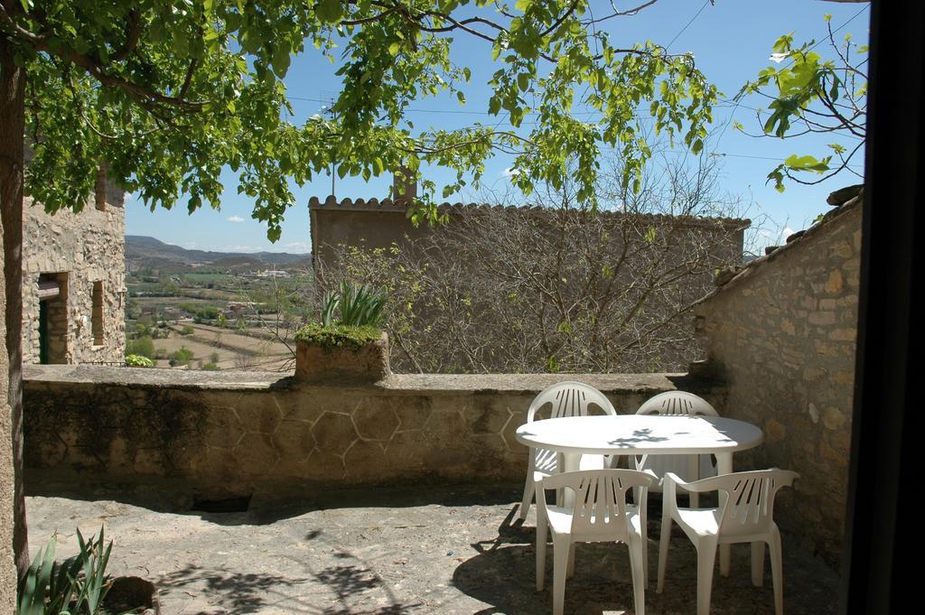 Casa Con Chimenea Y Vista Al Valle - Cal Valeriet Montsonis المظهر الخارجي الصورة